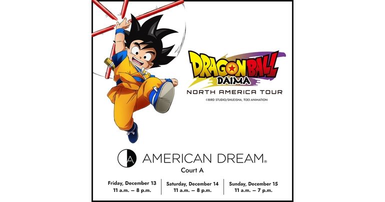 ¡ La Tour Dragon Ball DAIMA Norteamérica llegará a American Dream el 13 de diciembre!